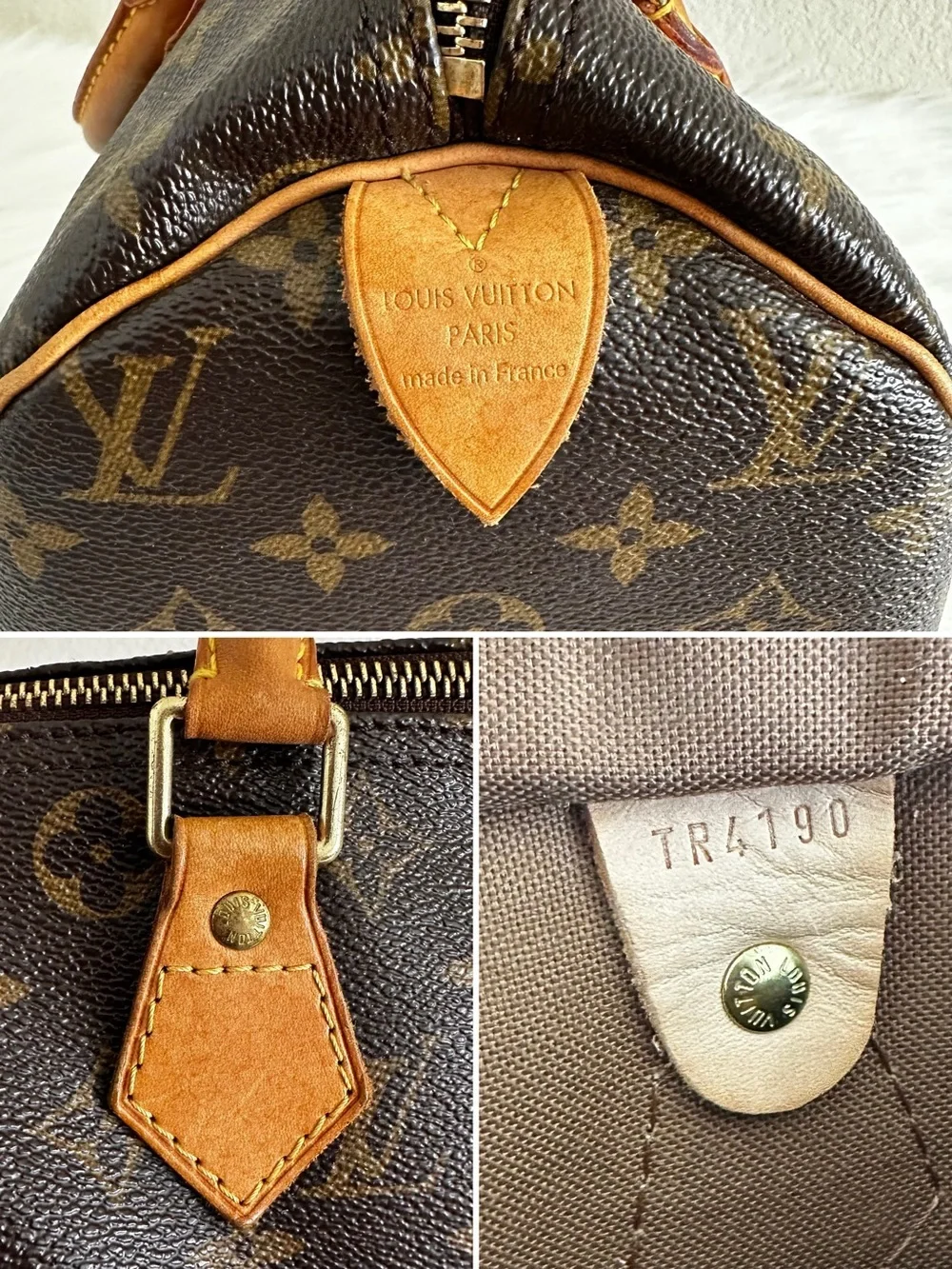 Louis Vuitton Speedy 30 with matching Wallet